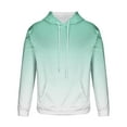 thumbnail image 6 of Juslio Hoodies for Men Sweatshirts for Men Pullover Plus Size Long Sleeve Outerwear Mint Green, 6 of 6
