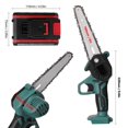 thumbnail image 3 of 21v Portable Mini Electric Pruning Saw Rechargeable Small Wood Spliting Chainsaw One Handed Woodwork, 3 of 5