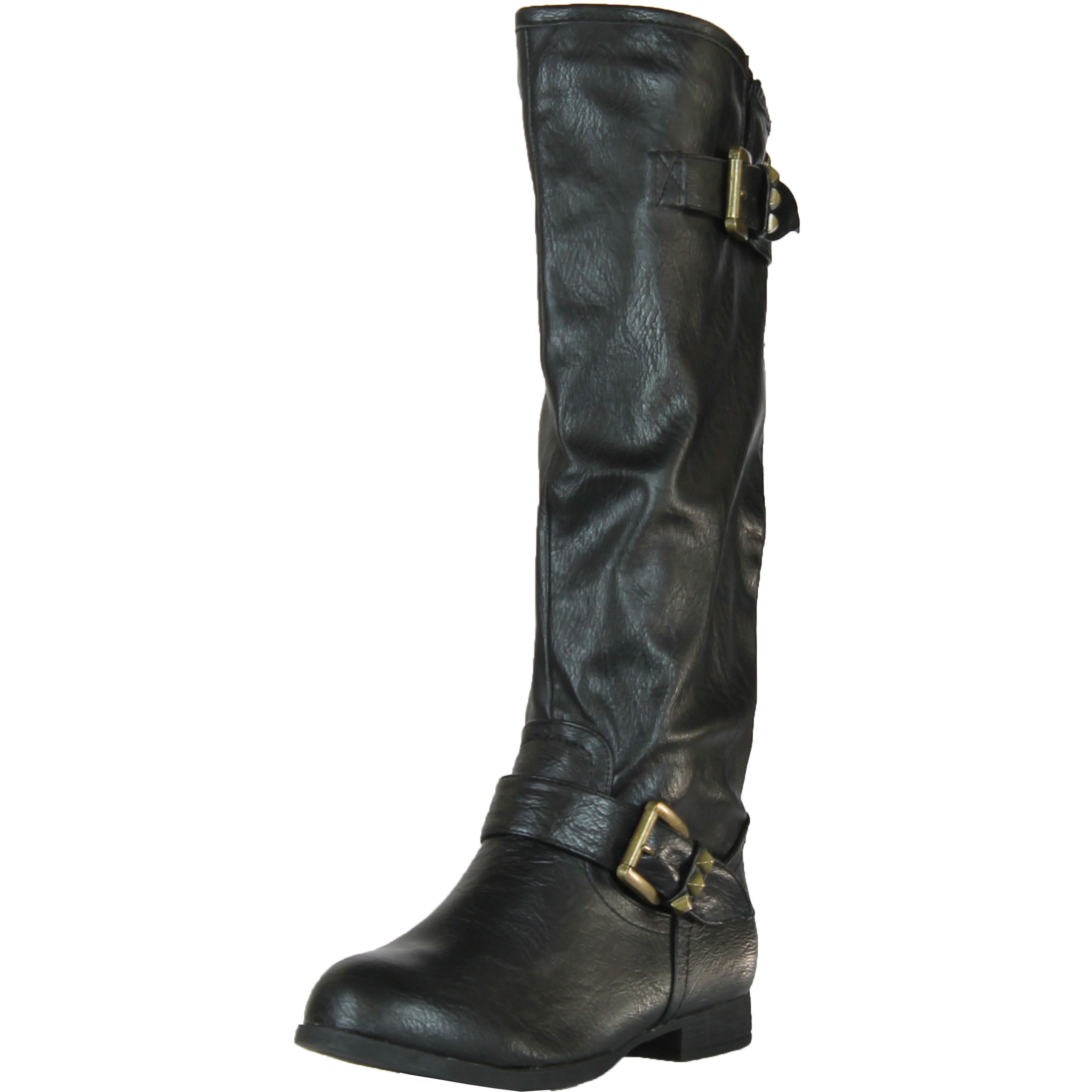studded riding boots