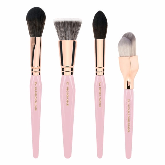 Bdellium Tools Face Brush Set, 4 Brushes