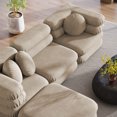 thumbnail image 5 of Jubilee 4-Piece Sectional Sofa in Taupe, 5 of 10