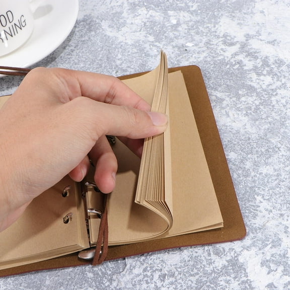 MLINS  Journal Retro Notepad String Bound Convenient Size Notebook