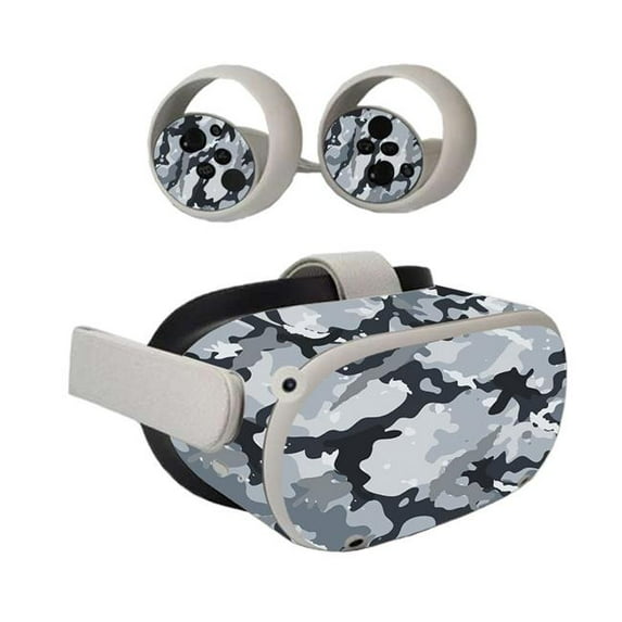 MightySkins OCQU2-Gray Camouflage Skin for Oculus Quest 2 - Gray Camouflage