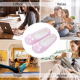 thumbnail image 4 of festooning Women's ​Ballerina Slippers Comfy Memory Foam House Slippers Light Weight Slip on Bedroom Shoes Pink 7, 4 of 6