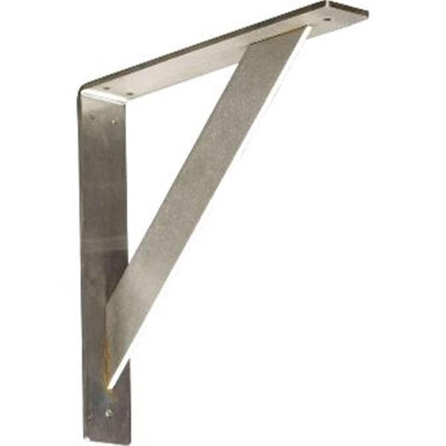 Ekena Millwork BKTM02X12X12TRSS 2 Po. x 12 Po. D x 12 Po. H Support Traditionnel- Acier Inoxydable