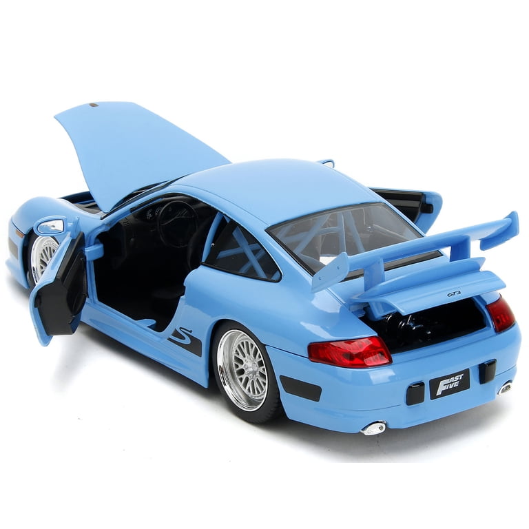 Porsche 911 GT3 RS Light Blue with Black Accents 