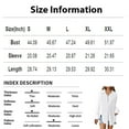 thumbnail image 2 of Travel-Ready Women'S Blouses, Light Blue Summer-To-Fall Transition Tops Unisex-Inspired Denim Button Down Blouses Oversized Lapel For Petite Women Machine-Washable Linen-Look Blue, 2 of 4