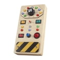 thumbnail image 1 of Tablero de actividades LED para niños pequeños, juguetes de viaje para desarrollar el desarrollo infantil y para fiestas. engranaje, 1 of 9