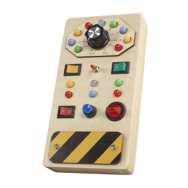 Tablero de actividades LED para niños pequeños, juguetes de viaje para desarrollar el desarrollo infantil y para fiestas. engranaje