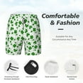 thumbnail image 4 of Kdxio St Patrick'S Day4 Print Men'S Swim Trunks With Compression Liner 7 Inch Inseam Quick Dry Swim Shorts, 4 of 7