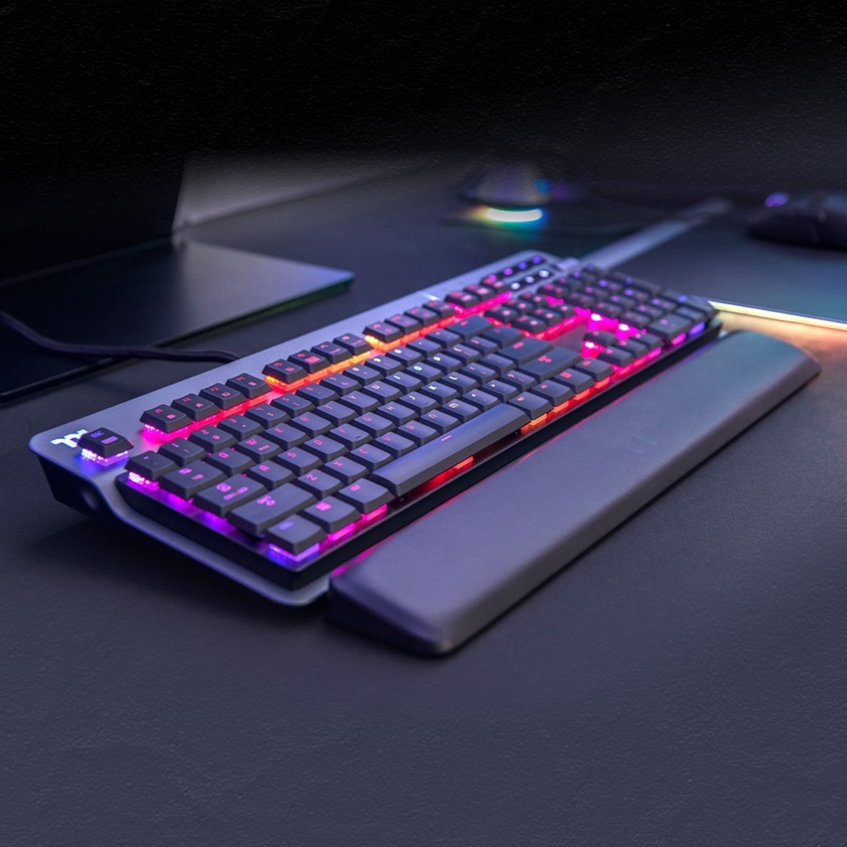 ARGENT K6 RGB Low Profile Mechanical Gaming Keyboard Cherry MX Speed Silver