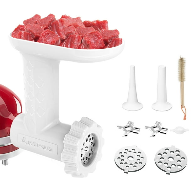 Food Meat Grinder Attachments for KitchenAid Stand Mixers Includes 2