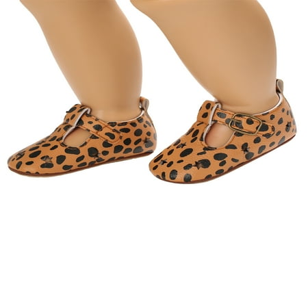 

Newborn Infant Baby Girls Princess Shoes PU Leather Hollow Leopard First Walkers Toddler Baby Girls Anti-Slip Shoes