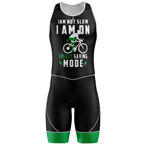 I am not slow, I am on energy saving mode Men's Triathlon Suit - S