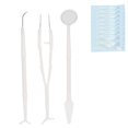 thumbnail image 1 of Pinzas para espejo bucal, 10 juegos de raspador Dental para boca, herramientas bucales, funcionalidad inteligente, 1 of 8