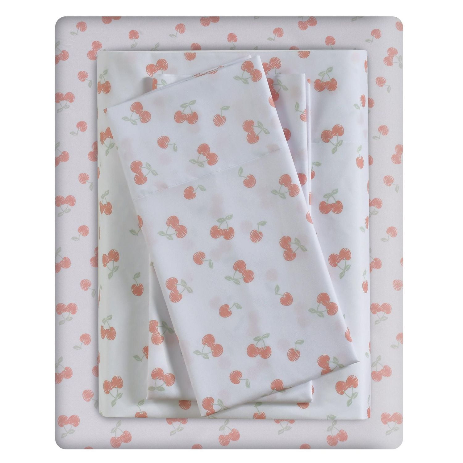 Mainstays Kids Printed Easy Wash Soft-Microfiber Sheet Set, Available Sizes: Twin, Double, Queen