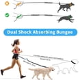 thumbnail image 4 of Correas para Perros Manos Libres, Correa de Entrenamiento Ajustable para Caminar, Pulsar y Correr, absorción de Impactos, Costuras cómodas y Reflectantes, 1 Pieza (Negro) ER, 4 of 5