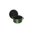 thumbnail image 3 of STAUB La Cocotte 6.75 L Cast Iron Round Cocotte, Basil-Green, 3 of 6