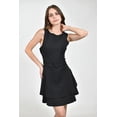 thumbnail image 4 of Vestido corto con cinturon Roman Fashion /Juvenil, 109 (Negro) negro M, 4 of 5