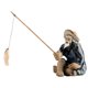 thumbnail image 2 of Figura miniatura, accesorios de cerámica de estilo chino sentado, escultura mini estanque, ano para acuario, S shamjiam Figurilla en miniatura, 2 of 6