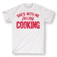 thumbnail image 2 of Instant Message - Shes With Me For My Cooking - Men's Short Sleeve Graphic T-Shirt, 2 of 6