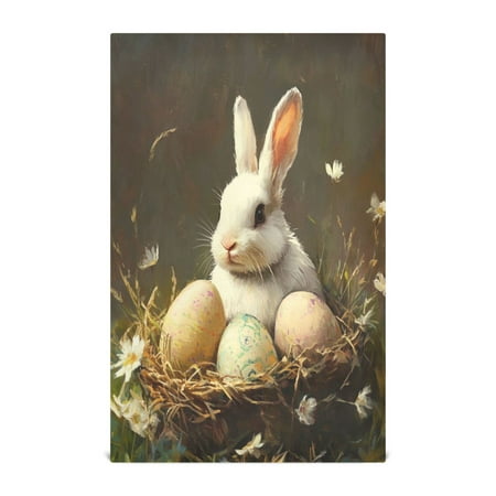 

Kitchen Towel 28x18 Inches x4，Plate Towel Decorative Towel Napkin Tea Towel Tea Towels For Kitchen Dish Cloths & Dish Towels A Rabbit