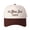 Brown, variant on TELL Your Dad I SAID HI Letter Embroidered Color Block Trucker Hat Unisex Adjustable Cotton Breathable Fashion Cap for Travel Daily Wear