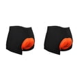 thumbnail image 2 of Advancent Pantalones cortos de ciclismo negros Unisex de alta ropa interior cómoda ropa interior de bicicleta a prueba de golpes Type3 NO3, 2 of 6