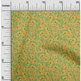 thumbnail image 2 of oneOone Rayon Yellow Fabric Tropical Sewing Craft Projects Fabric Prints By Yard 56 Inch Wide, 2 of 5