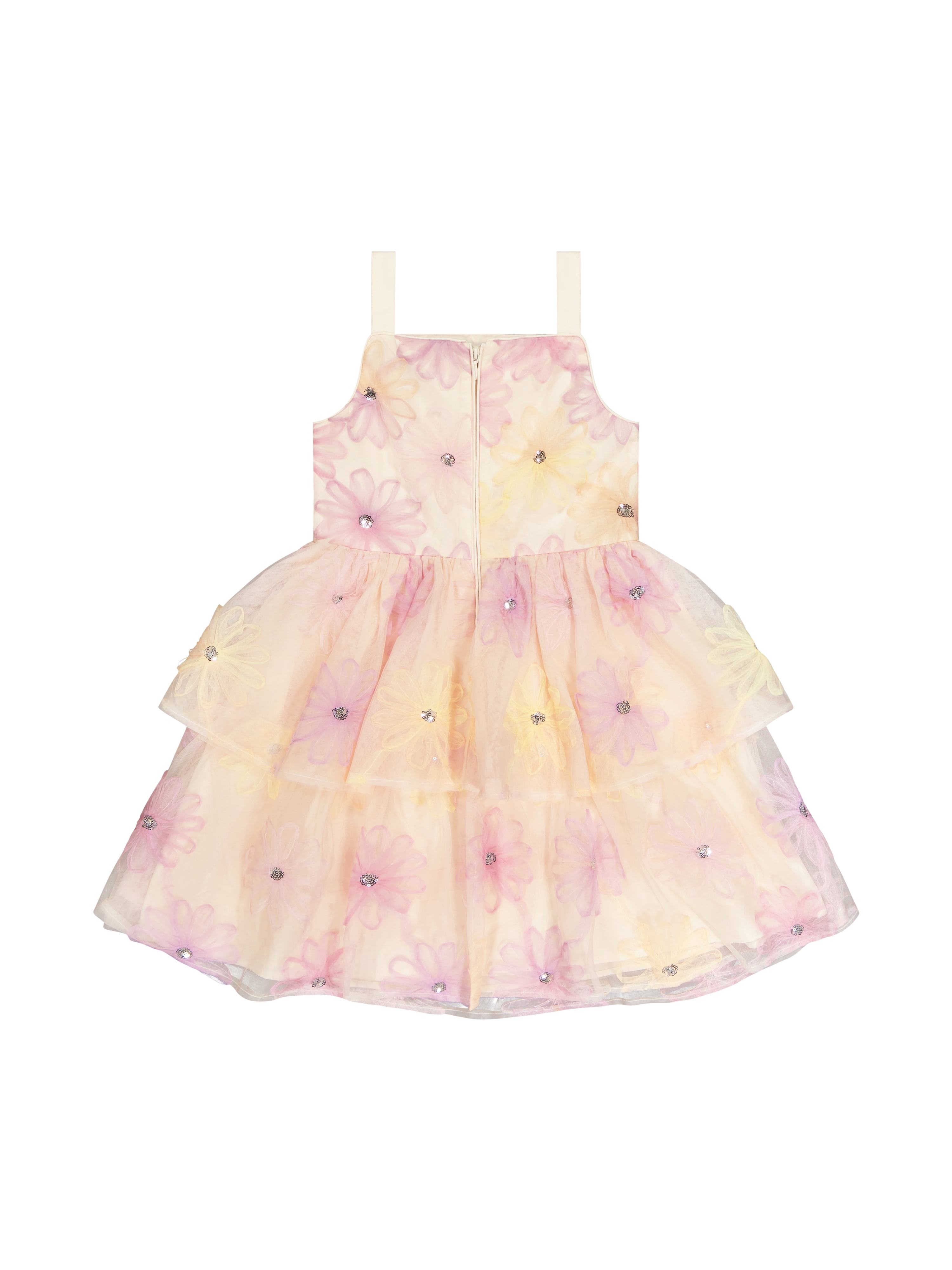Kensie Girl Sleeveless Beaded Soutache Mesh Dress, Sizes 4-16