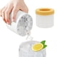 thumbnail image 1 of Molde de silicona para cubitos de hielo, cubo de hielo cilíndrico con tapa, utensilios de cocina (amarillo), 1 of 8