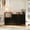 Vintage and Black, variant on Dresser with 3 Power Outlets & 2 USB Charging Ports, Wide Dresser 52” for Bedroom with 8 Large Drawers, Chest of Drawers for Bedroom, Living Room, Hallway, Vintage and Black