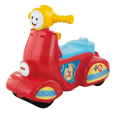 Fisher-Price - Laugh & Learn Smart Stages Scooter - Red/Blue