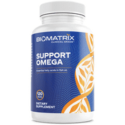 BioMatrix Support Omega - Omega 3 Fish Oil - Cardiovascular, Musculoskeletal Support, 120 Caps
