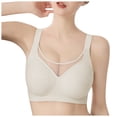 thumbnail image 2 of Sujetador push up sin aros, levantador, suave y deportivo para mujer - Nailon/spandex, sin aros de acero, M-XXXXL para uso diario/fitness, 2 of 4