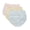 Pink/Blue/Beige, variant on Women's Shadowline 719XX Plus Extra Dixie Belle Scallop Brief Panty- 3 PK (White 13)