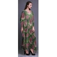 thumbnail image 3 of Bimba Floral Womens Long Beach Kaftan Beachwear Bikini Coverup Maxi Dress-XL-3X, 3 of 5