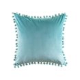 thumbnail image 3 of Fundas de almohada con partículas suaves, fundas de cojín sólidas de terciopelo para sofá, dormitorio, coche, paquete de 4 fundas de almohada decorativas para cama, 3 of 5