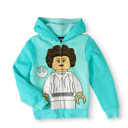 Girls' LEGO Star Wars Princess Leia Costume Zip-Up Hoodie