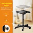 thumbnail image 4 of K-Salon Rolling Tray Cart with Magnetic Bowls Height-Adjustable Hair Styling Trolley, Multi-functional Mobile Station for Salon/Barbershop/Spa, 4 of 8