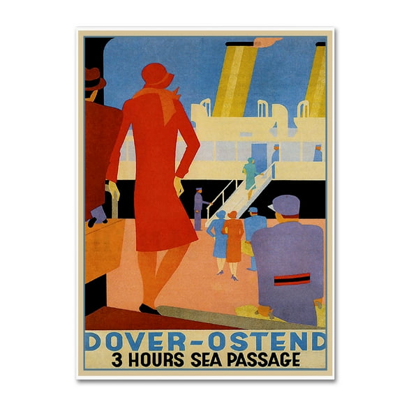 Trademark Fine Art 'Travel Ship 133' Canvas Art by Vintage Lavoie