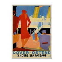 Trademark Fine Art 'Travel Ship 133' Canvas Art by Vintage Lavoie