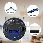 Robot Replacement Part Accessories Fit for Eufy RoboVac 11S, RoboVac 30, RoboVac 30C, RoboVac 12, RoboVac 35C, 6 Filters, 6 Side Brushes, 1 Main Rolling Brush, 1 Clean Brush, 1 Screw Driver