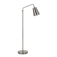 thumbnail image 2 of Signature Home Collection Adjustable Floor Lamp with Conical Tapered Shade - 56.75" - Silver, 2 of 6