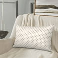thumbnail image 5 of JUNZAN Minimalist Crosshatch Dots Pillow Cases Standard Size, with Envelope Closure Bed Pillow Cases(without pillow core),16"x24" inches, 5 of 5
