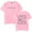 Pink, variant on Matt Hansen Versions of Forever Merch Short Sleeve T-shirt Unisex Fashion Crew Neck Top