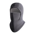 thumbnail image 4 of Pasamontañas, máscara de esquí, gorro de invierno, calentador de cuello, gorra con capucha, transpirable, cómoda máscara gris, 4 of 9