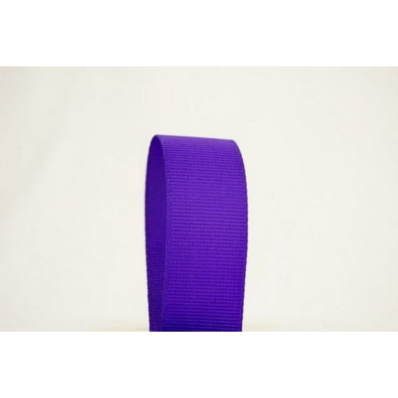 Ribbon Bazaar Solid Grosgrain Ribbon 5/8 inch Regal Purple 50 yards 100% Polyester