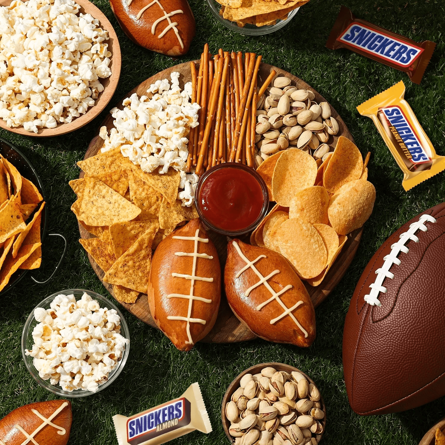 Snickers Variety Mix Fun Size, Bulk Individually Wrapped Chocolate Candy Bars (2 Pounds)