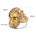 thumbnail image 4 of Skull Matching Rings His and Her Rings Couple Rings Wedding Ring Men Wedding Band, 4 of 8